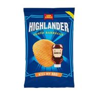 San Carlo Highlander Patatine al Gusto Barbecue "Kiss my BBQ" 25 Gr (42 PEZZI)