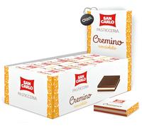 San Carlo Pasticceria Cremino Nocciolato Cioccolatini a Base di Cacao con Nocciole, Confezione con 60 Pezzi da 18g con Portachiavi CAIYA®