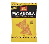 San carlo picadora tortilla di mais giallo gusto nacho cheese 120 g X 4 Buste