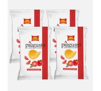 San Carlo Più Gusto Patatine al Gusto Pomodorini di Stagione, Multipack 15 x 70g