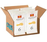 San Carlo Rustica Patatine Formato Multipack con all'interno 6 Buste da 25g, Senza Glutine (Gluten Free) 150g [BOX da 6 Confezioni]