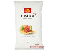 San Carlo Rustica, Patatine per Aperitivo, Confezione da 8 x 300g