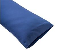San Carlos Combicolor - Federa per cuscino per letto matrimoniale 105 x 44 cm blu scuro