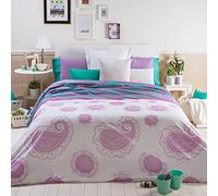 San Carlos Ropes-Set Copripiumino, Colore: Viola para cama de 150/160 Rosso