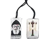 San Charbel Escapulario con Santa Croce - San Charbel Nero Scapolario Cattolico Favore