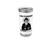 San Charbel Makhlouf Oraçion Bicchiere termico in acciaio inox doppia parete