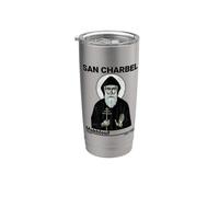 San Charbel Makhlouf Oraçion Bicchiere termico in acciaio inox doppia parete
