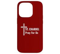 San Charbel prega per noi miracoli di guarigione cattolici Custodia per iPhone 14 Pro