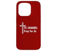 San Charbel prega per noi miracoli di guarigione cattolici Custodia per iPhone 15 Pro