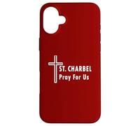 San Charbel prega per noi miracoli di guarigione cattolici Custodia per iPhone 16 Plus