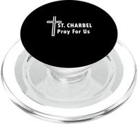 San Charbel prega per noi miracoli di guarigione cattolici PopSockets PopGrip per MagSafe