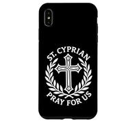 San Cipriano prega per noi cattolica Santa Croce Custodia per iPhone XS Max