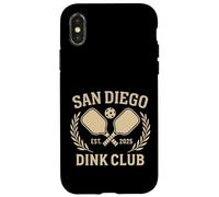 San Diego California Dink Pickleball Club Atletico Custodia per iPhone X/XS