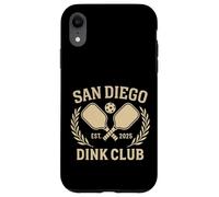 San Diego California Dink Pickleball Club Atletico Custodia per iPhone XR