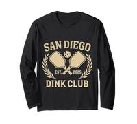 San Diego California Dink Pickleball Club Atletico Maglia a Manica