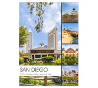 SAN DIEGO Küstenmetropole mit Flair (Wandkalender 2026 DIN A2 hoch), CALVENDO Monatskalender: Idylle und urbane Impressionen