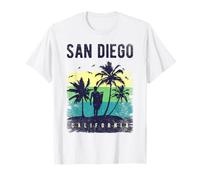 San Diego Surfer Outfit Uomo San Diego Maglietta
