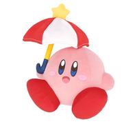 San-Ei - Official Kirby Parasol Peluche 19 cm - Licenza Nintendo