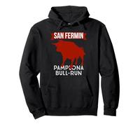 San Fermin Pamplona Bull Run Spagna | Festival del Combattimento di Tori Felpa con Cappuccio