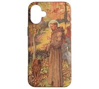San Francesco d'Assisi Arte Patrono degli Animali Cattolico Custodia per iPhone 16 Plus