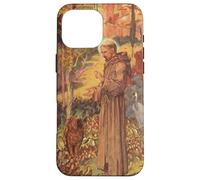 San Francesco d'Assisi Arte Patrono degli Animali Cattolico Custodia per iPhone 16 Pro Max