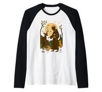 San Francesco d'Assisi Patrono Cattolico degli Animali Maglia con Maniche Raglan