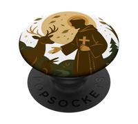 San Francesco d'Assisi Patrono Cattolico degli Animali PopSockets PopGrip Adesivo