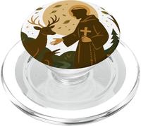 San Francesco d'Assisi Patrono Cattolico degli Animali PopSockets PopGrip per MagSafe