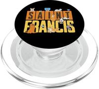 San Francesco d'Assisi Patrono degli Animali Animali Cattolici PopSockets PopGrip per MagSafe