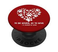 San Francesco d'Assisi Patrono degli Animali cani PopSockets PopGrip Adesivo