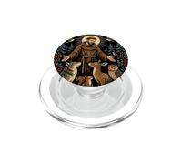 San Francesco d'Assisi Patrono degli Animali Uccelli Cattolici PopSockets PopGrip per MagSafe