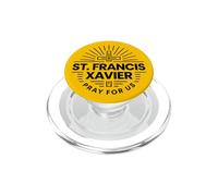 San Francesco Saverio prega per noi santo cattolico PopSockets PopGrip per MagSafe