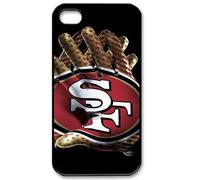 San Francisco 49er Logo NFL HD image case cover for iphone 4/4S black A Nice Present