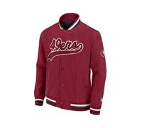 San Francisco 49ers NFL SATEEN - Giacca da college, taglia M