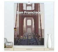 San Francisco - Cable Cars, Golden Gate Bridge und Lombard Street (hochwertiger Premium Wandkalender 2026 DIN A2 hoch), Kunstdruck in Hochglanz: Entdecken Sie eine grandiose Reise nach San Francisco.