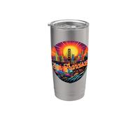 san francisco, california, colorito, orizzont Bicchiere termico in acciaio inox doppia parete