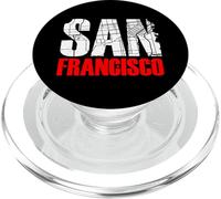 San Francisco California Graphic Map T-shirt, San Francisco PopSockets PopGrip per MagSafe