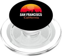 San Francisco California Vintage Sunset City State USA PopSockets PopGrip per MagSafe