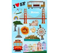 San Francisco Collage Themed Notebook 6x9