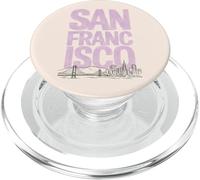 San Francisco dopamina estetica orizzonte tipografia arte PopSockets PopGrip per MagSafe