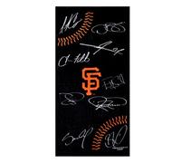San Francisco Giants 30X60 - Asciugamano stampato con palline, motivo firma