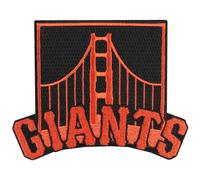 San Francisco Giants D'Oro Gate Ponte Logo Manicotto Alternate Maglia Toppa MLB