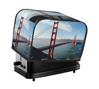 San Francisco Golden Gate Bridge Copertura per tostapane a 2 fette Copertura trapuntata per tostapane copertura antipolvere piccola copertura lavabile per elettrodomestici per il pane protettivo per