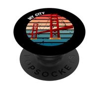 San Francisco Golden Gate Bridge La mia città Cultura americana PopSockets PopGrip Adesivo