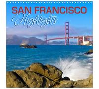 SAN FRANCISCO Highlights (Wall Calendar 2026 12" x 24" / 30 x 60 cm (open)) CALVENDO 12 Month Wall Calendar