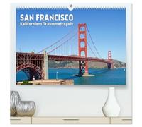 SAN FRANCISCO Kaliforniens Traummetropole (hochwertiger Premium Wandkalender 2026 DIN A2 quer), Kunstdruck in Hochglanz: Einzigartige Ansichten der Metropole im Sunshine State