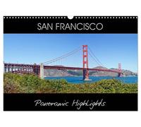 SAN FRANCISCO Panoramic Highlights (Wall Calendar 2027 DIN A3 landscape), CALVEN