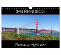 SAN FRANCISCO Panoramic Highlights (Wall Calendar 2027 DIN A4 landscape), CALVEN