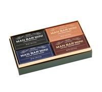 SAN FRANCISCO SOAP CO MAN BAR MINIS SET GIOCO DI 4 pezzi - Nessuna sostanza chimica dannosa - Buono per tutti i tipi di pelle - Made negli Stati Unit
