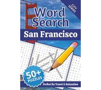 San Francisco Word Search Puzzle Book: Word Searches with Easy to Read Print about San Francisco Landmarks, Food, Nature and More | 6x9 inches, 110 ... | Gift for Vacations, Holidays and Free Time